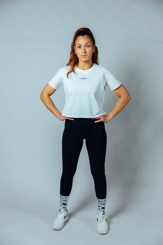 The soft TriBlend fabric blend feels super comfortable against the skin and remains comfortable even during intensive workouts.