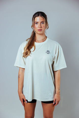 Perfect for any gym or rest-day outfit - whether with shorts, joggers or leggings, your oversized shirt will make a statement.